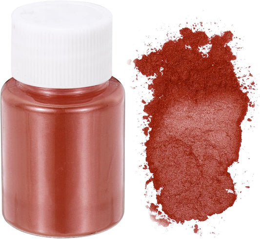 uxcell 10g/0.35oz Cosmetic Grade Mica Powder, 600 Mesh Mica Powder Natural Resin Epoxy Pigment Powders for Casting Resin, Candle Dye, DIY Nail Polish and Lip Gloss, Wine Red