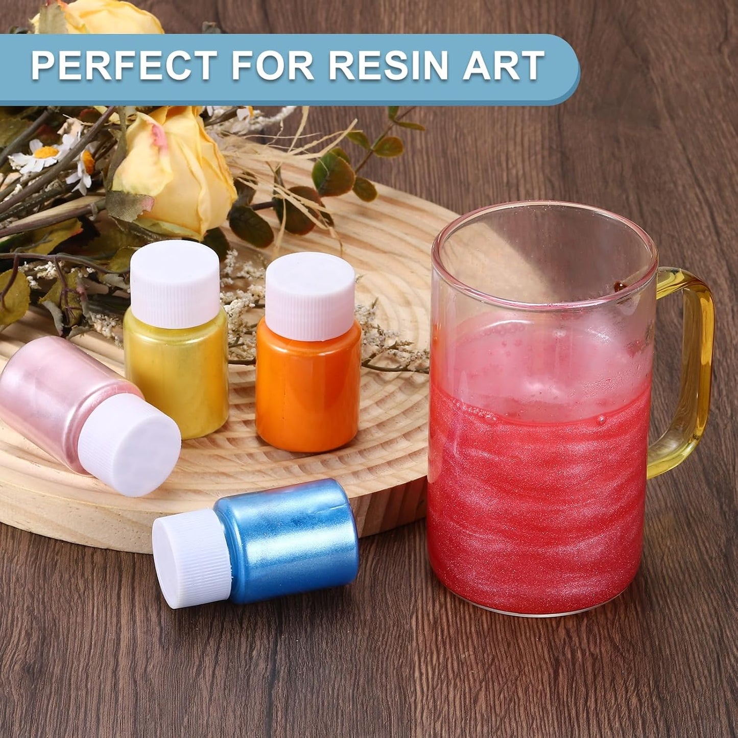 uxcell 10g/0.35oz Cosmetic Grade Mica Powder, 600 Mesh Mica Powder Natural Resin Epoxy Pigment Powders for Casting Resin, Candle Dye, DIY Nail Polish and Lip Gloss, Mint Green