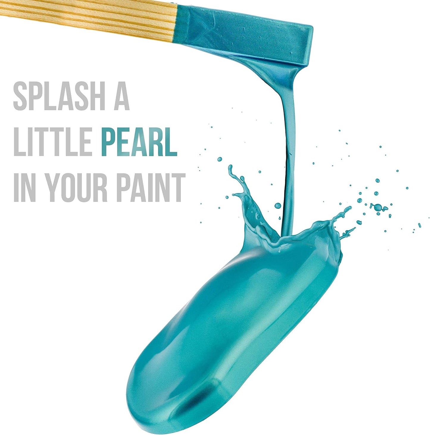 U.S. Art Supply Jewelescent Mica Pearl Pigment Powder Kit, 6 Metal Tones Colors, 3.5 oz (100g) Pouches - Cosmetic Grade, Epoxy Resin Color Pigment, Mica Powder for Resin, Soap, Slime, Candle Dye, Art