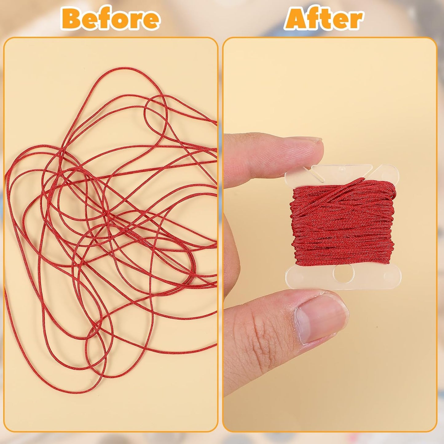 Prasacco Embroidery Floss Organizer 150 Bobbins 36 Compartment Storage Box with Bobbin Winder and Coding Stickers for Craft DIY Embroidery Cross Stitch Supplies