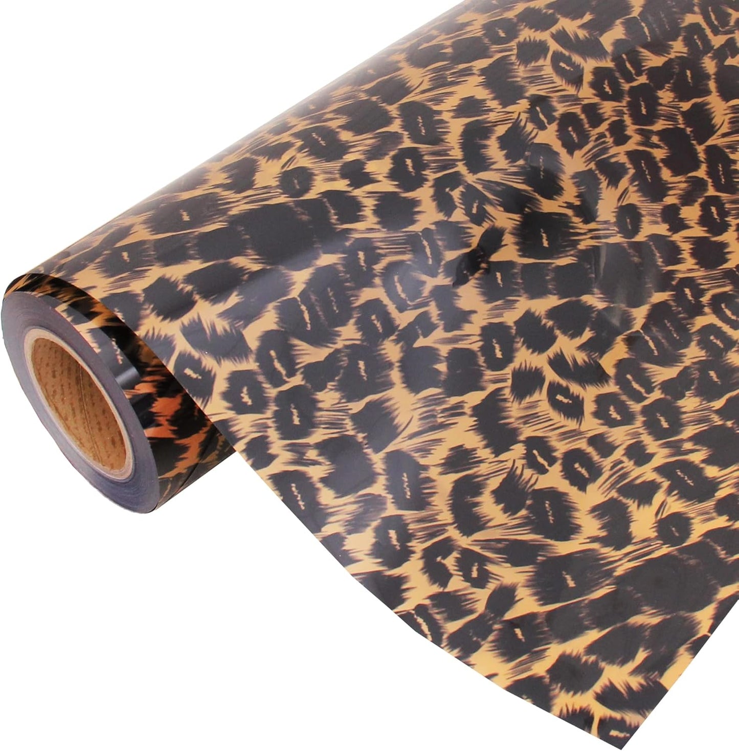 3 Yard x 20" Wide Roll Threadart Metallic Foil Leopard Heat Transfer Vinyl Film | Compatible with Venture Explore and Maker, Silhouette Cameo, & Large Format Cutters