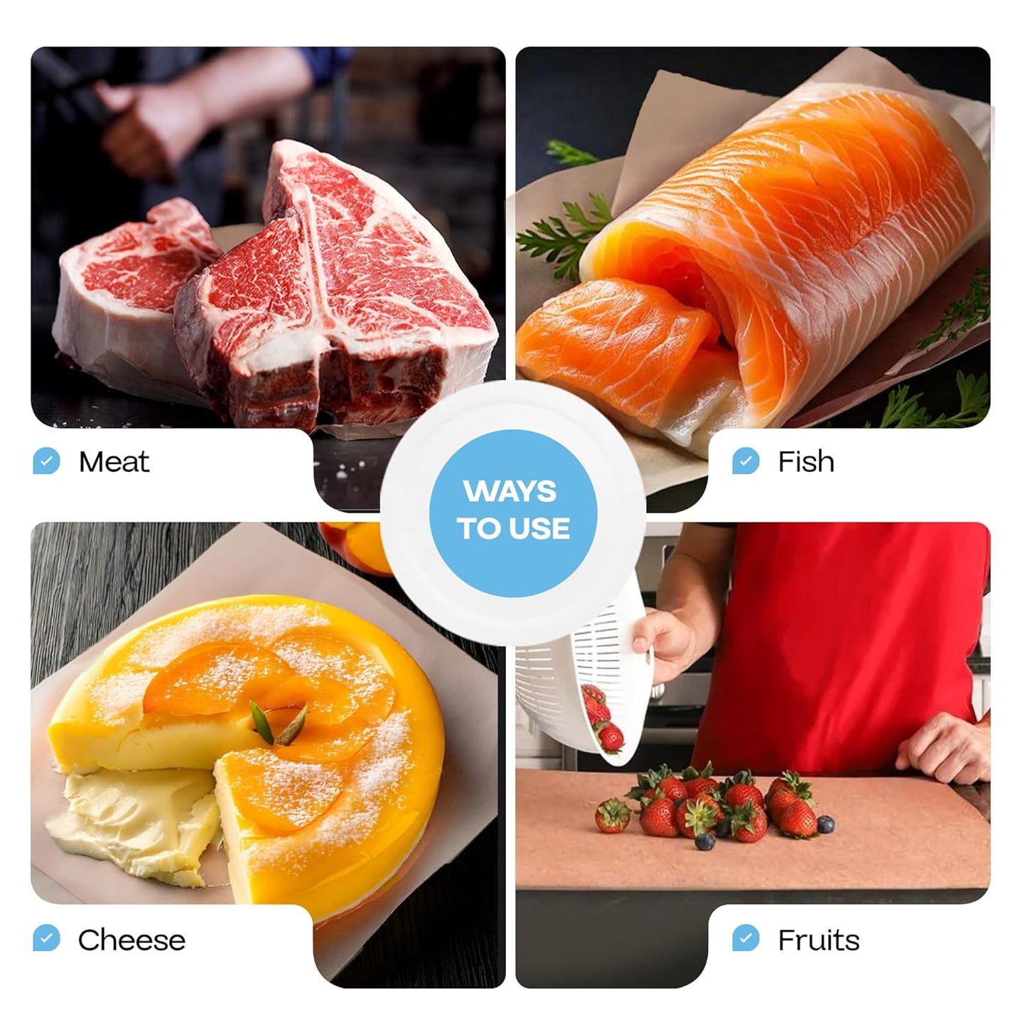 Brown Freezer Paper Roll 18" x 1800" (150 feet) with Cutter - USA-made Freezer Paper for Meat & Fish - Poly-Coated Food Wrapping Material for Freezing - Barrier Against Air & Moisture by IDL Packaging