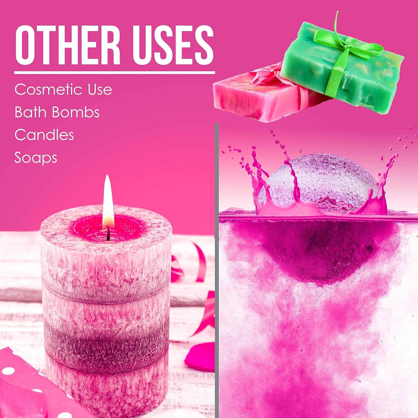 U.S. Art Supply Jewelescent Mica Pearl Pigment Powder Kit, 5 Interference Colors, 3.5 oz (100g) Pouches - Cosmetic Grade, Epoxy Resin Color Pigment, Mica Powder for Resin, Soap, Slime, Candle Dye, Art