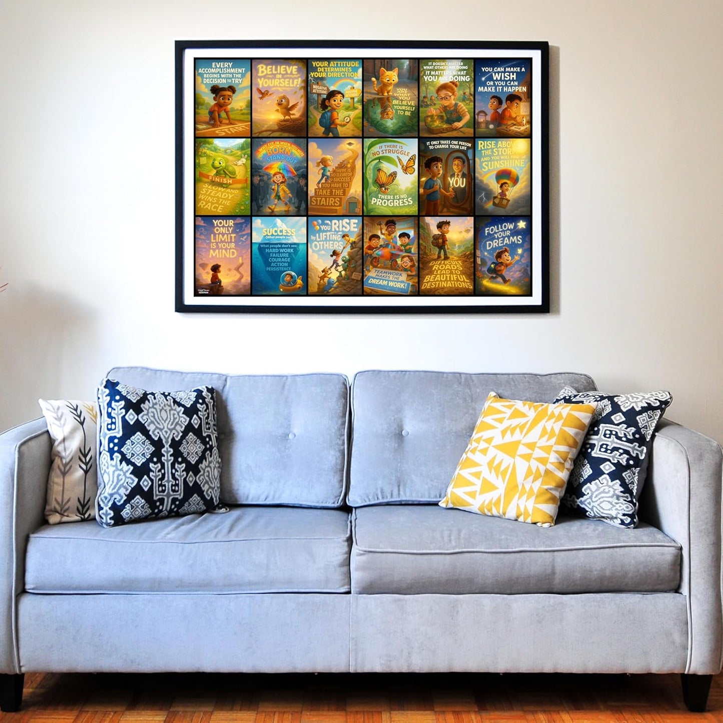 Think2Master Motivational & Inspirational Collage 500 Pieces Large Format Jigsaw Puzzle: Kids 12+, Teens, Adults & Families. Fosters Growth Mindset - Vibrant Wall Art. Great Gift. Size: 26.8” X 18.9”