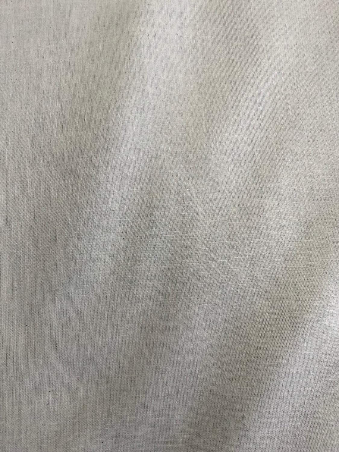 AK TRADING CO. Muslin Fabric/Textile Unbleached - Draping Fabric - Natural 5 Yards Medium Weight - 100% Cotton (63in. Wide)
