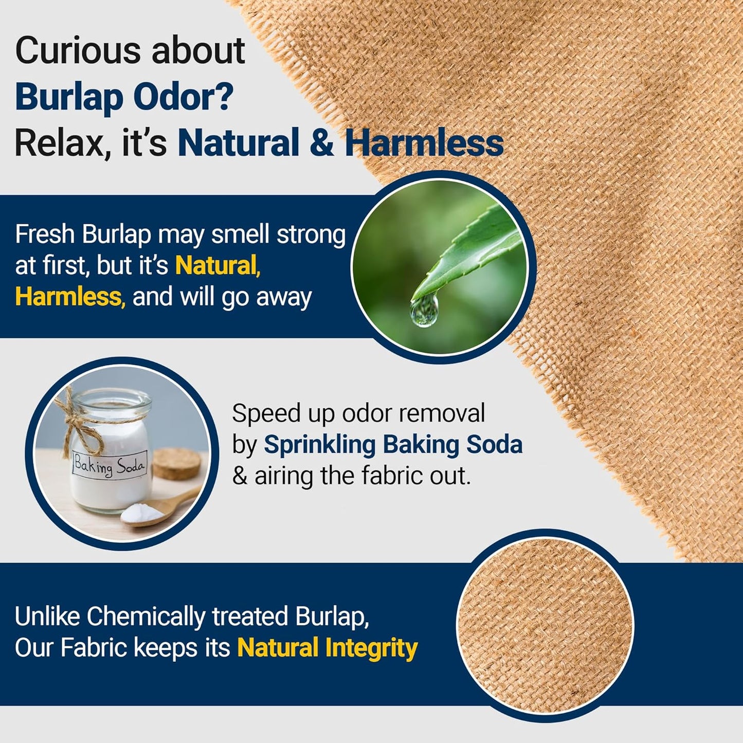 Burlap 5x5 Weave (40" x 10')