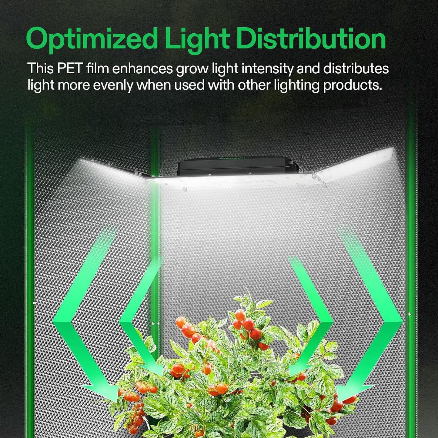 VIVOSUN 6 Mil Mylar Film Roll, 4 ft. x 25 ft. Diamond Film Foil Roll, Heavy-Duty Reflective Film for Grow Tent, Warm House, and Grow Room (25 ft.)