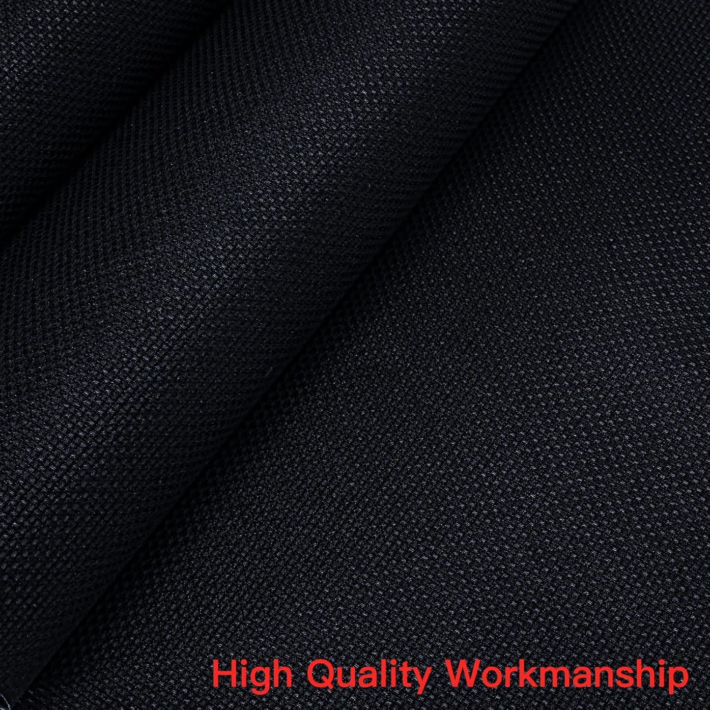 Caydo 6 Pieces Aida Cloth 14 Count Black Cross Stitch Fabric Cotton Embroidery Fabric for Needlework, DIY Handicrafts, 12 by 18-Inch