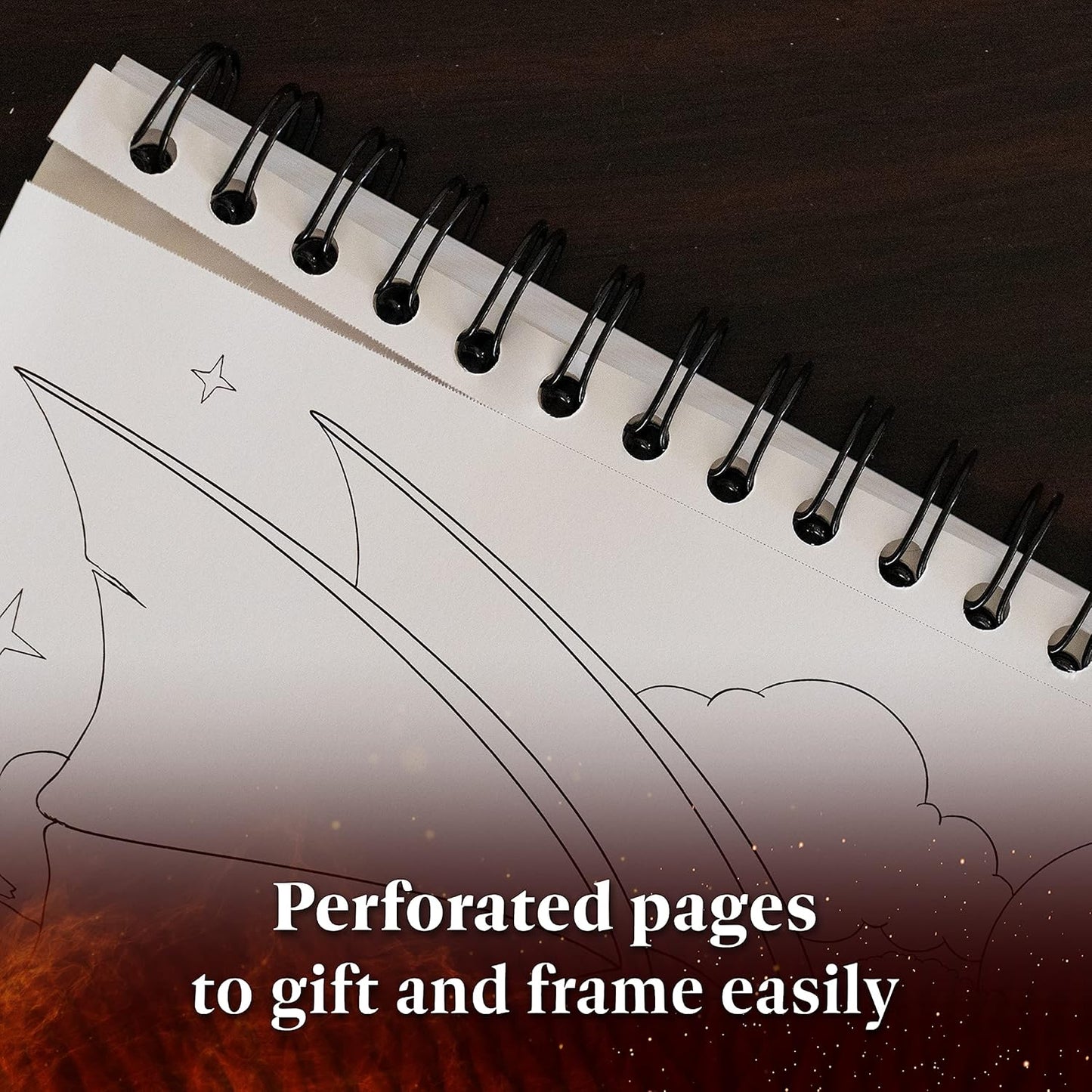 ColorIt Colorful Dragons Adult Coloring Book for Women, Volume II - 50 Single-Sided Designs, Thick Smooth Paper, Lay Flat Hardback Covers, Spiral Bound, Dragon Coloring Pages