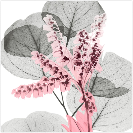 Empire Art Direct Frameless Free Floating Tempered Glass Panel Graphic Wall Art Ready to Hang, 24" x 24", Eucalyptus Bush 1