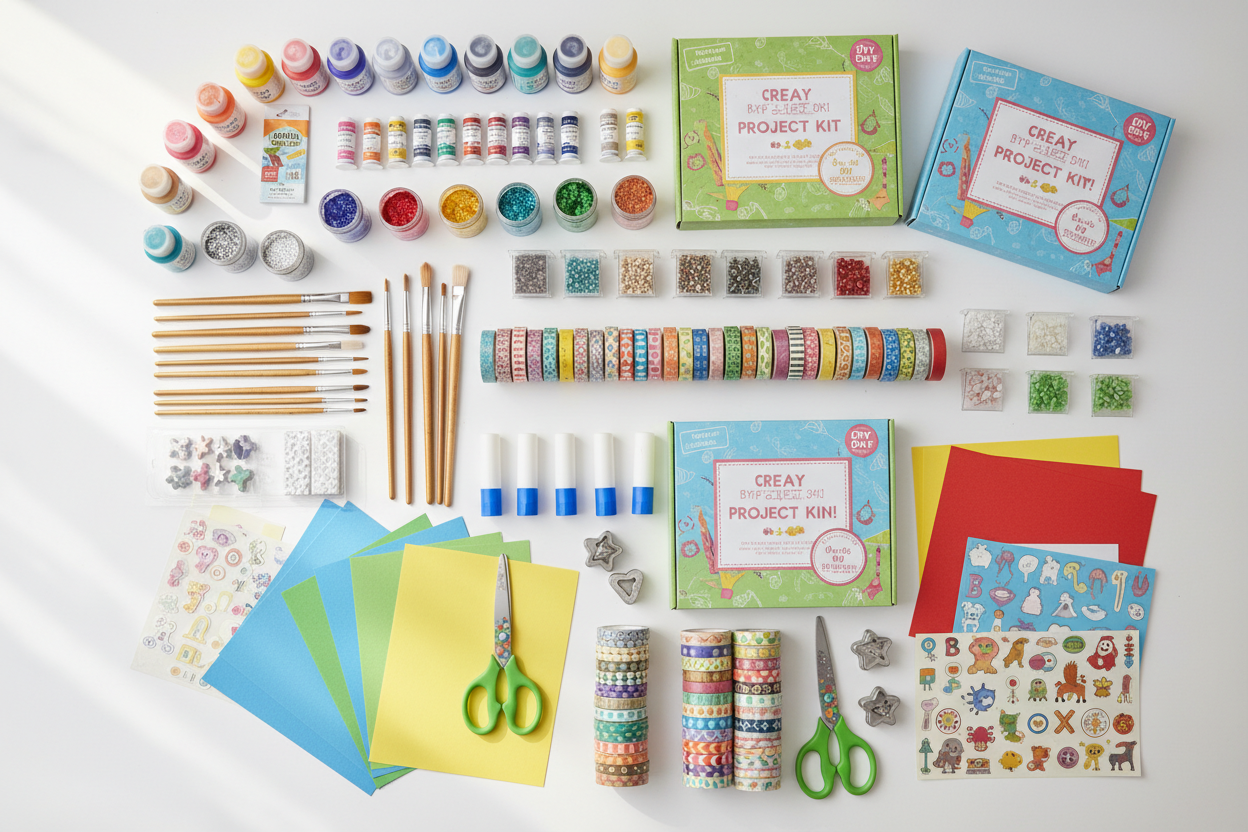 Craft & DIY Supplies – Paints, brushes, crafting kits, scrapbooking tools, and more. (make it real photo)