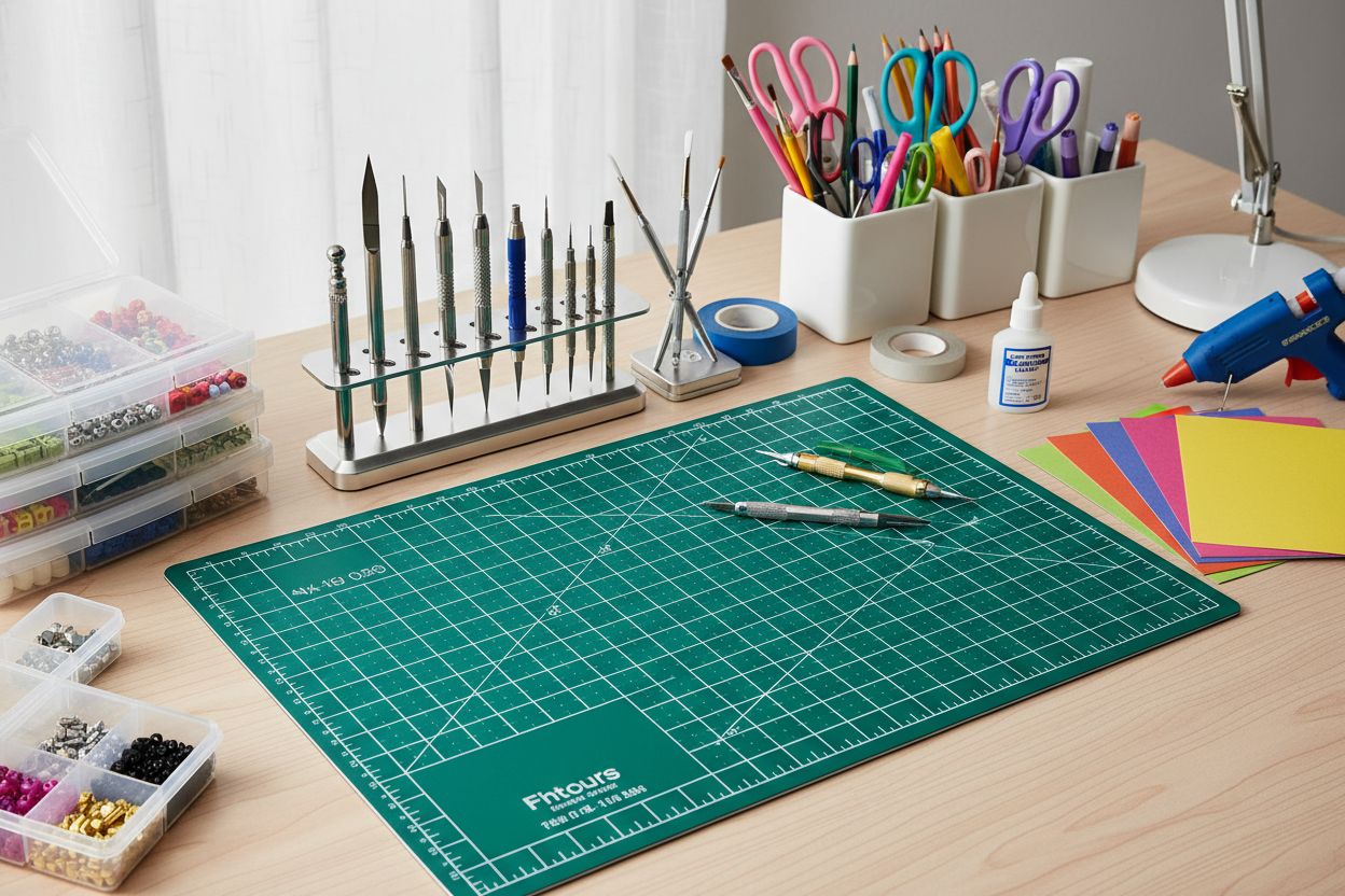 Hobby Essentials & Tools
Keep your workspace organized and efficient with storage boxes, toolsets, cutting mats, organizers, and other hobby essentials that make every project easier and more enjoyable. (make it real photo)